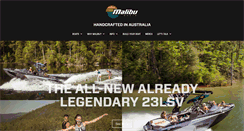 Desktop Screenshot of malibuboats.com.au