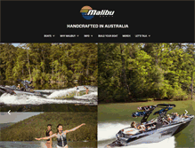 Tablet Screenshot of malibuboats.com.au